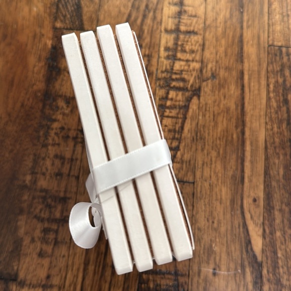 Amanda Greenwood licensed coasters set of 4 Chanel Dior Prada Tom Ford YSL NWT - Picture 9 of 14